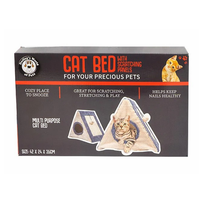 Ronis Cat Bed & Scratching Panels