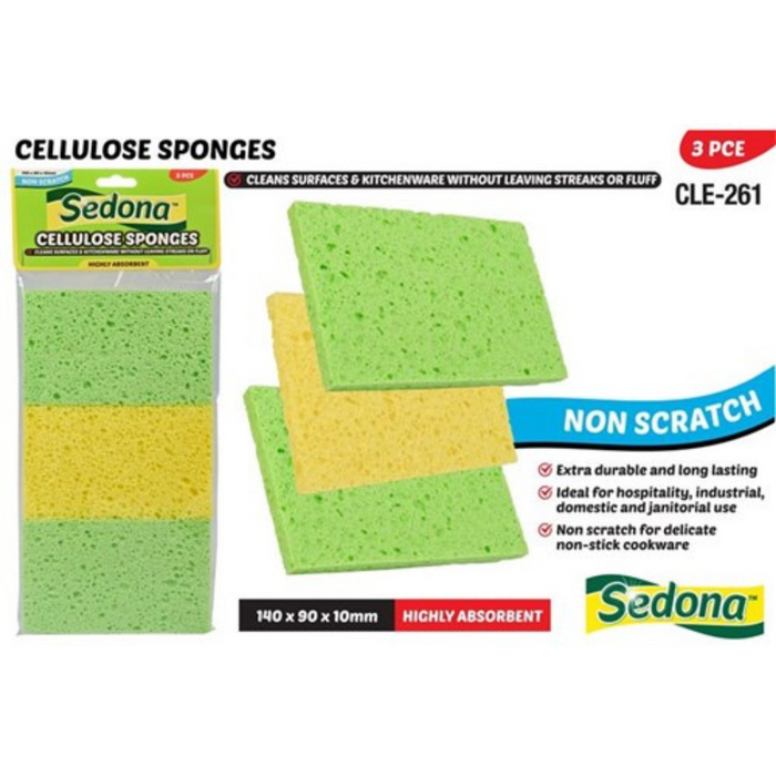 Ronis Cellulose Sponge Cloth 3pce Sedona