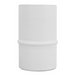 Ronis Ceramic Bamboo Vase 8x13cm White