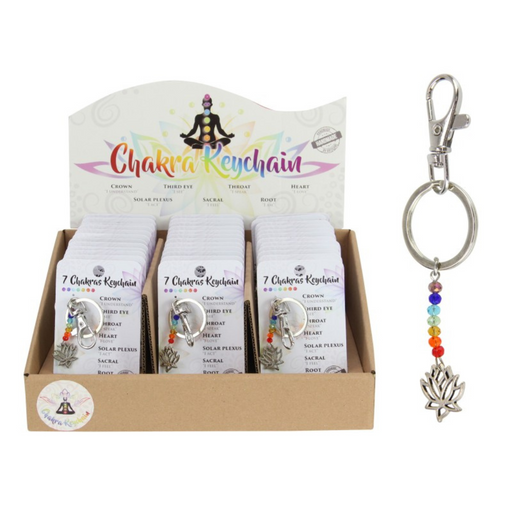 Ronis Chakra Lotus Charm Keyring