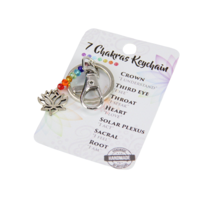 Ronis Chakra Lotus Charm Keyring