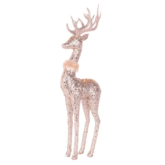 Ronis Champagne Polyfoam Reindeer 16x8x52cm