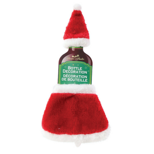 Ronis Christmas Bottle Cover Plush 2pc