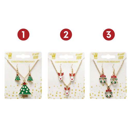 Ronis Christmas Jewellery Set 3 Asstd