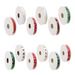 Ronis Christmas Ribbon 10mm x 3m 12 Asstd