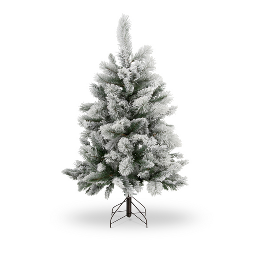 Ronis Christmas Tree Flocked Mix Pine 4ft/122cm