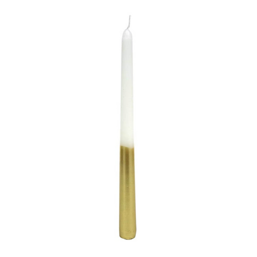 Ronis Christmas Candle Abra White Gold 4pk