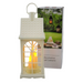 Ronis Christmas Candle Lantern 13x13x30cm White