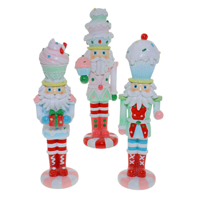 Ronis Christmas Candy Nutcrackers 31cm 3 Asstd