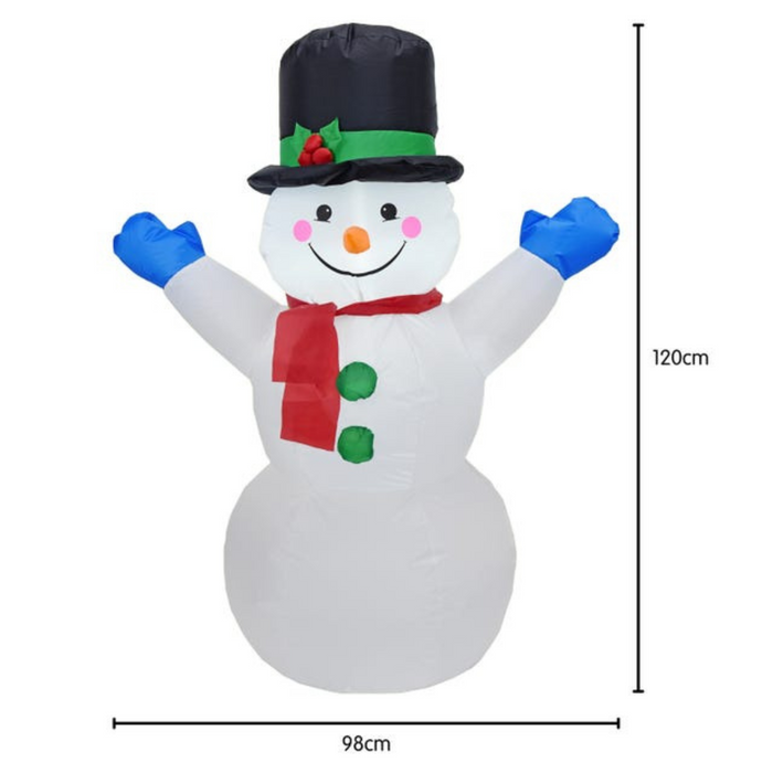 Ronis Christmas Inflatable Snowman 120cm