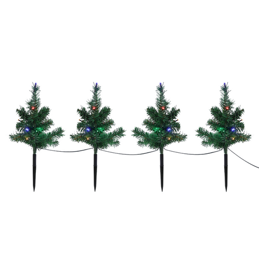 Ronis Christmas Tree Path Light Set of 4