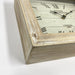 Ronis Classical Wooden Square Table Clock 30x8x31cm Natural