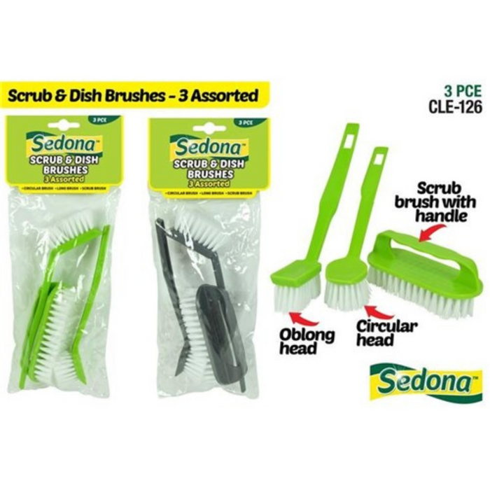 Ronis Cleaning Brush Set 3pce Sedona 2 Asstd