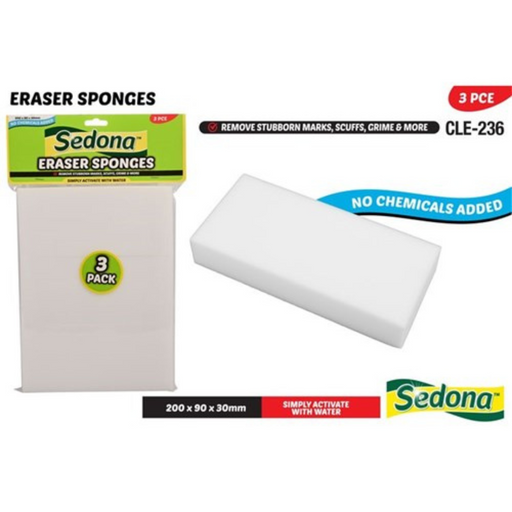 Ronis Cleaning Eraser 20x9x3cm 3pce Sedona