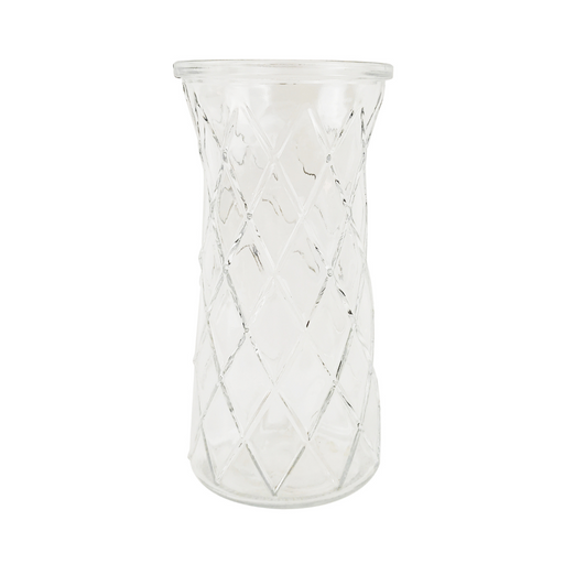 Ronis Clear Glass Vase 10.5x10.5x21.5cm