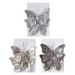 Ronis Clip Metallic Fabric Butterfly 2pk 16cm 3 Asstd