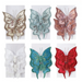 Ronis Clip Velvet Butterfly 2pk 17cm 6 Asstd