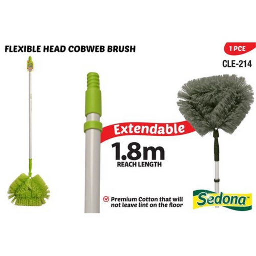 Ronis Cobweb Brush with Telescopic Handle 1.8m Sedona