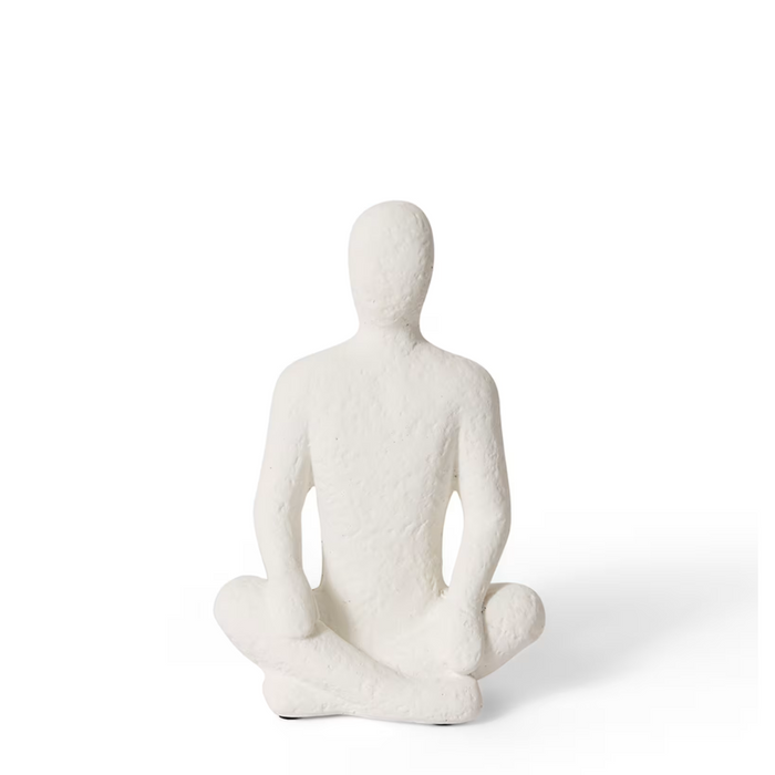 Meditative Sculpture White 14x8x20cm