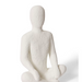 Meditative Sculpture White 19x10x28cm