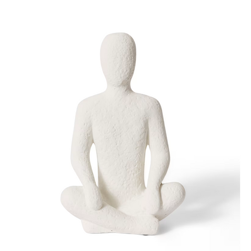 Meditative Sculpture White 19x10x28cm