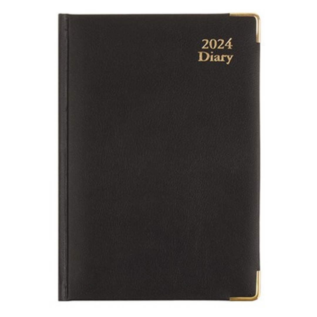 Diary Office Elite PVC A4 DTP Black P8.6 FSC Mix