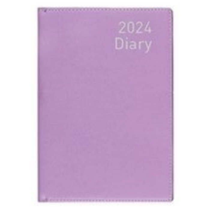 Ronis Diary PVC Textured Cover A4 DTP 4 Asstd