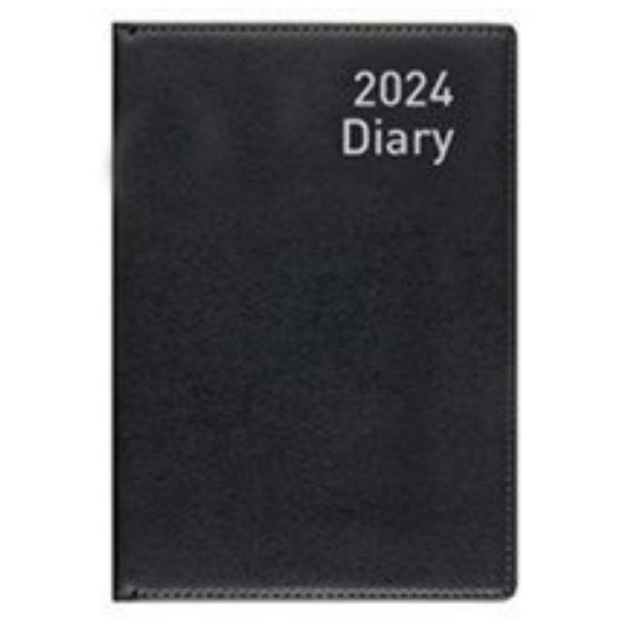 Ronis Diary PVC Textured Cover A4 DTP 4 Asstd