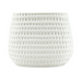 Ronis Dimple Vase 9.5x13.5cm White