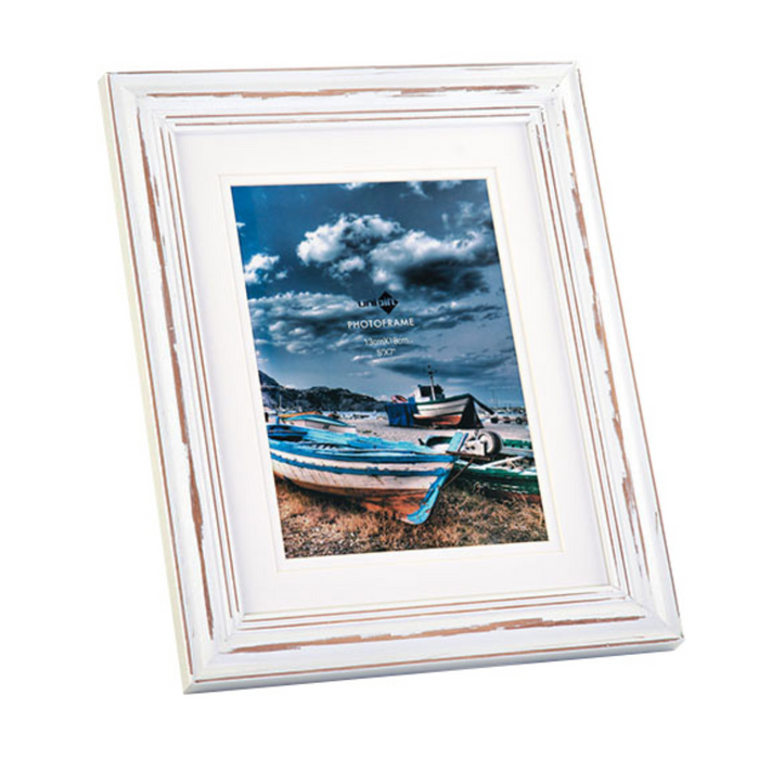 Ronis Distress Wide Frame 13x18cm/20x25cm White