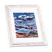 Ronis Distress Wide Frame 28x35cm/20x25cm White