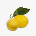 Fruit Lemon Cluster w/leaf Yellow 15cml