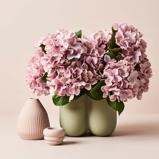 Hydrangea Bush Dusty Pink 46cml