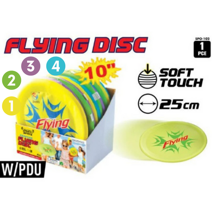 Ronis Flying Disc 25cm 4 Asstd