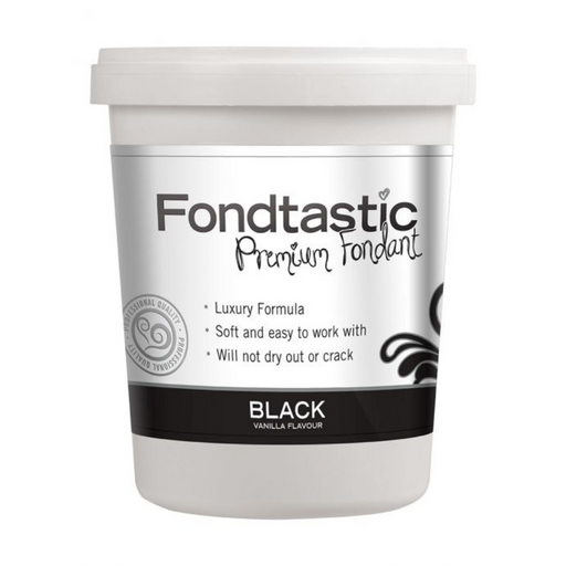 Ronis Fondtastic Vanilla Flavoured Fondant 908g Black