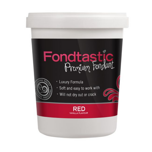 Ronis Fondtastic Vanilla Flavoured Fondant 908g Red