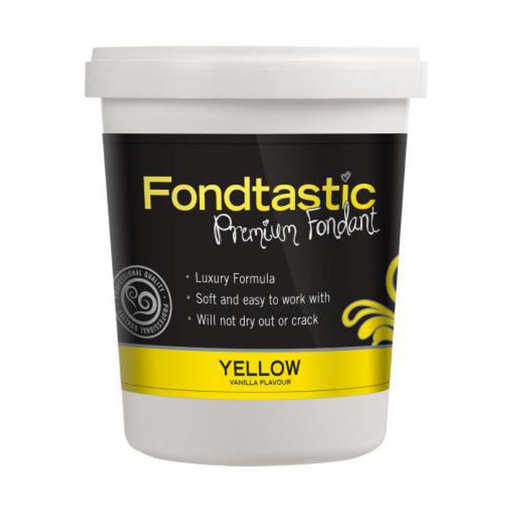 Ronis Fondtastic Vanilla Flavoured Fondant 908g Yellow