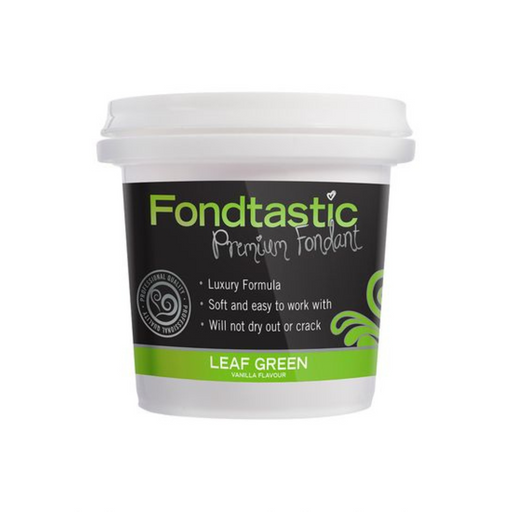 Ronis Fondtastic Vanilla Flavoured Fondant Mini Tub 226g Leaf Green