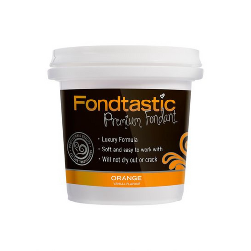 Ronis Fondtastic Vanilla Flavoured Fondant Mini Tub 226g Orange