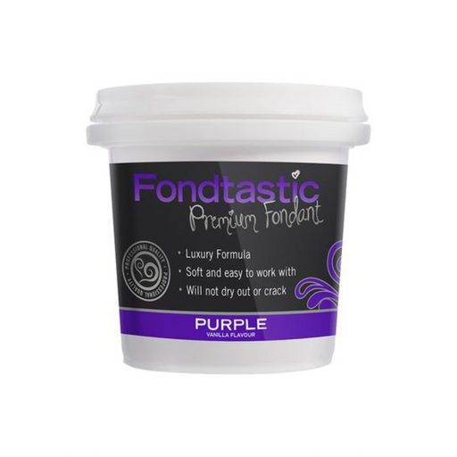 Ronis Fondtastic Vanilla Flavoured Fondant Mini Tub 226g Purple