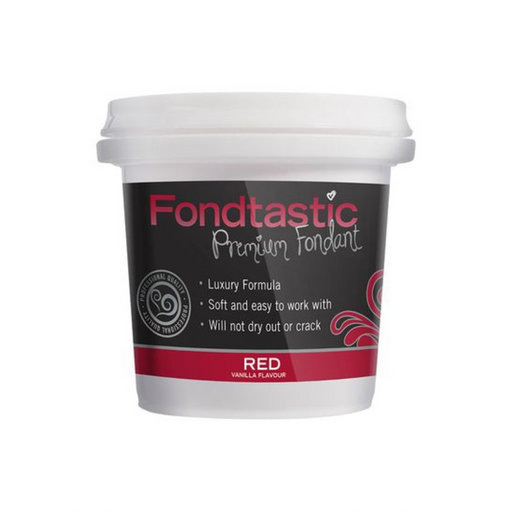 Ronis Fondtastic Vanilla Flavoured Fondant Mini Tub 226g Red