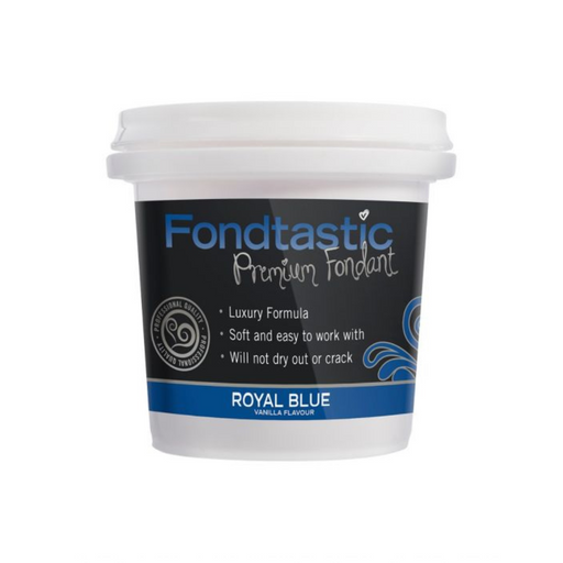 Ronis Fondtastic Vanilla Flavoured Fondant Mini Tub 226g Royal Blue
