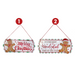 Ronis Gingerbread Hanging Plaque 2 Asstd