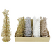 Ronis Glitter Spiral Tree 20cm 4 Asstd