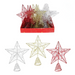 Ronis Glitter Wire Topper Star With Beads 30cm 3 Asstd