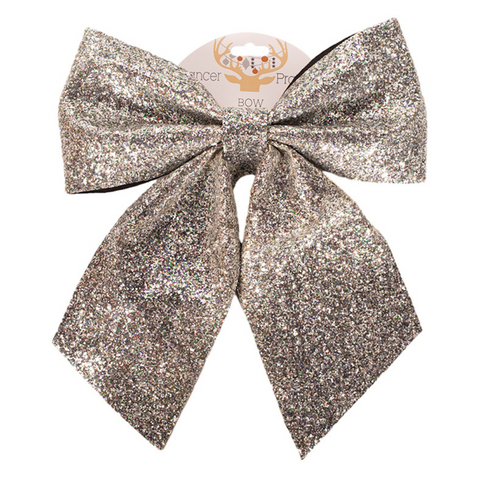 Ronis Glitter Ribbon 26x30cm Silver