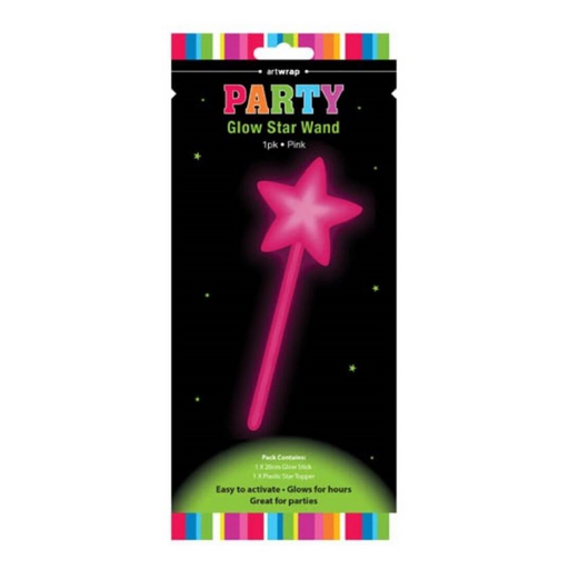 Ronis Glow Star Wand Pink Pack of 1