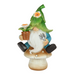 Ronis Gnome Sitting on Mushroom 13cm 3 Asstd