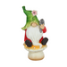 Ronis Gnome Sitting on Mushroom 13cm 3 Asstd