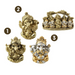 Ronis Gold Ganesh 7cm 3 Asstd